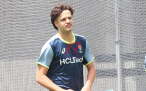 San Konstas at the MCG Nets