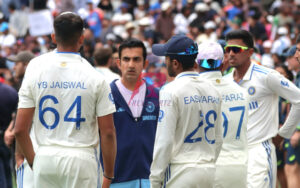 Team India after getting defeated at the MCG