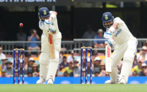 Virat Kohli in action at the Gabba