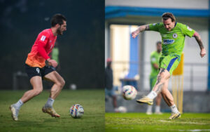 Diamantakos and Cummings ahead of the Derby in Guwahati