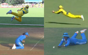 Difference of fielding between team Australia and India