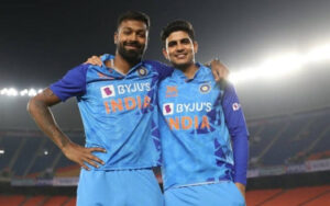 Hardik Pandya and Shubman Gill for team India