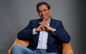 Harsha Bhogle smiles