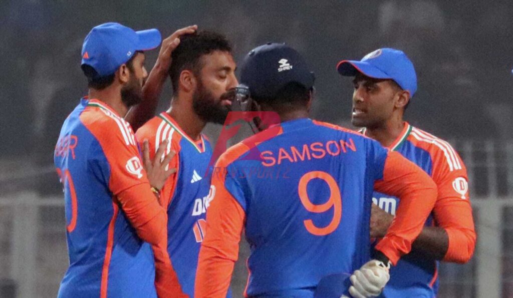 Chakravarthy Spins Magic, Abhishek Dazzles as India Take 1-0 Lead