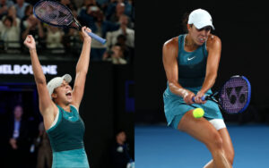 Madison Keys at the Australian Open Final