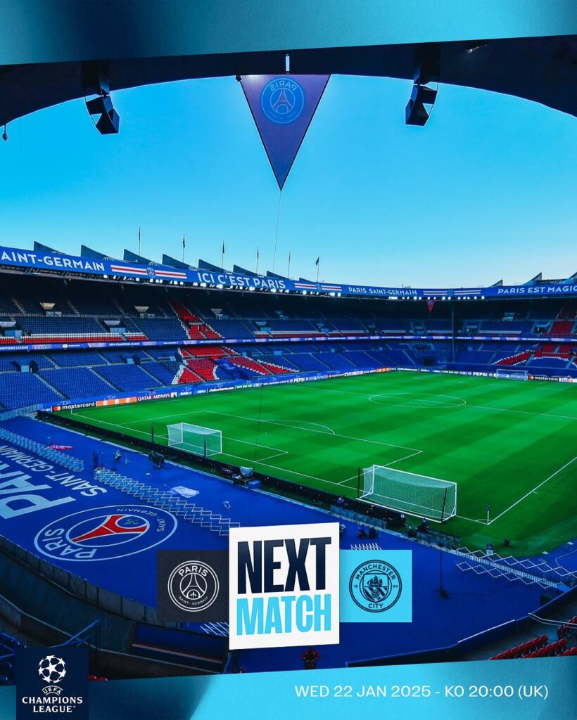 UCL: PSG vs MCI 