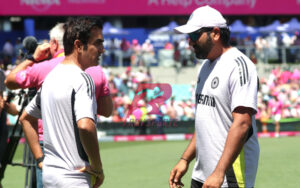 Rohit Sharma and Gautam Gambhir after series loss at the SCG