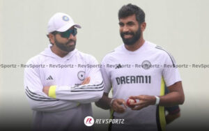 Rohit Sharma and Jasprit Bumrah at the SCG Nets