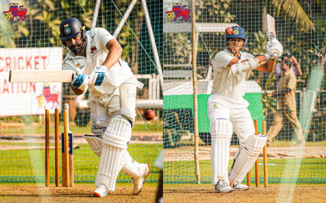 Token domestic appearances won’t solve India’s red-ball batting woes Rohit Sharma and Yashasvi Jaiswal at the nets for the Ranji Trophy