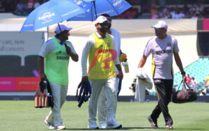 Rohit Sharma at the Drinks Break at the SCG