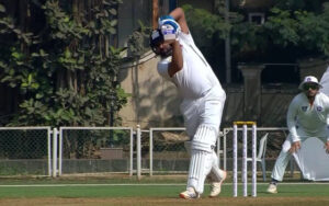 Rohit Sharma in action