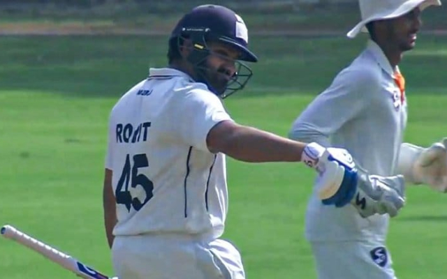 Rohit’s fiery start fizzles out as Mumbai stumble after J&K triple strike Rohit Sharma in the Ranji Trophy