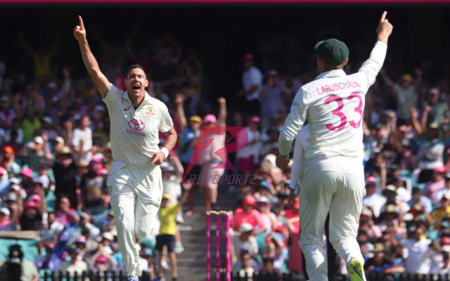 Scott Boland – The Finest Reserve Scott Boland after taking a wicket at the SCG