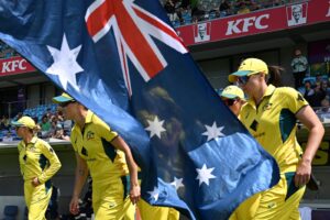 Team Australia against England