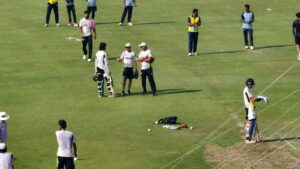 Team India at the Eden Gardens