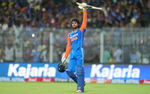 Tilak Varma after winning the second T20I for India against England in Chennai