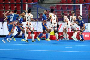 Vedanta Kalinga Lancers vs Shrachi Rarh Bengal Tigers at the HIL 2024-25