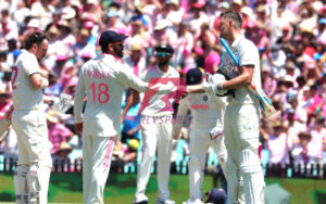 Virat Kohli with Webster at the SCG