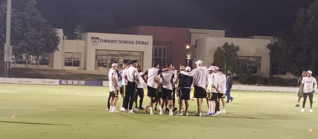 Team India at a practice session