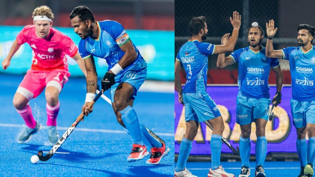 Indian Men’s Hockey team in action against Germany in FIH Pro Hockey League