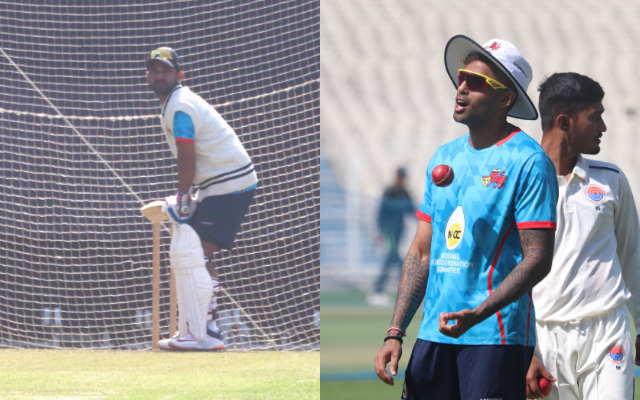 A quick look at the Ranji Trophy quarter-finals Ajinkya Rahane and Suryakumar Yadav for Mumbai at the Eden Gardens