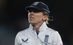 England skipper Heather Knight during the Women's Ashes 2025