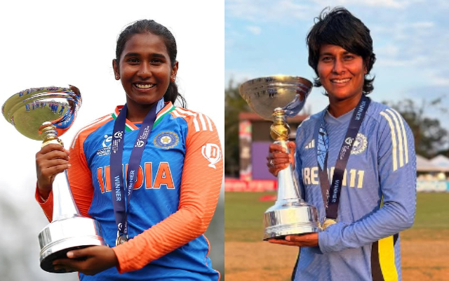 “G Trisha peaked at the right time” – Nooshin Al Khadeer, India Women’s U-19 coach G Trisha and Nooshin Al Khadeer with the World Cup