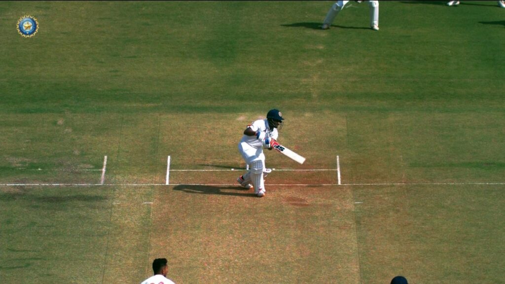 Sachin Baby in action against Vidarbha in Ranji Final