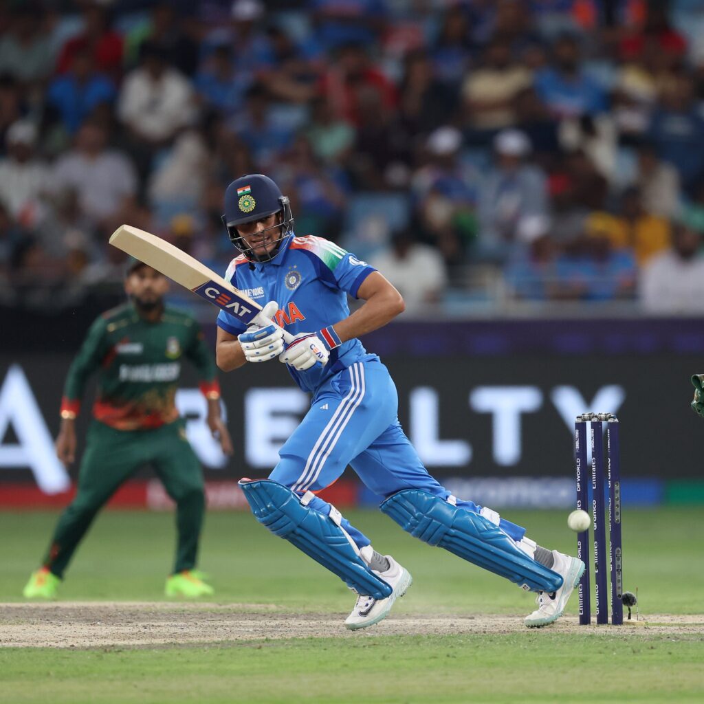 Gill and Shami do star turn, as India start with a win Shubman Gill in action against Bangladesh in ICC Champions Trophy 2025