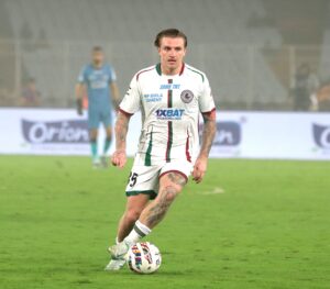 Jason Cummings during Mohun Bagan vs Mohammedan SC