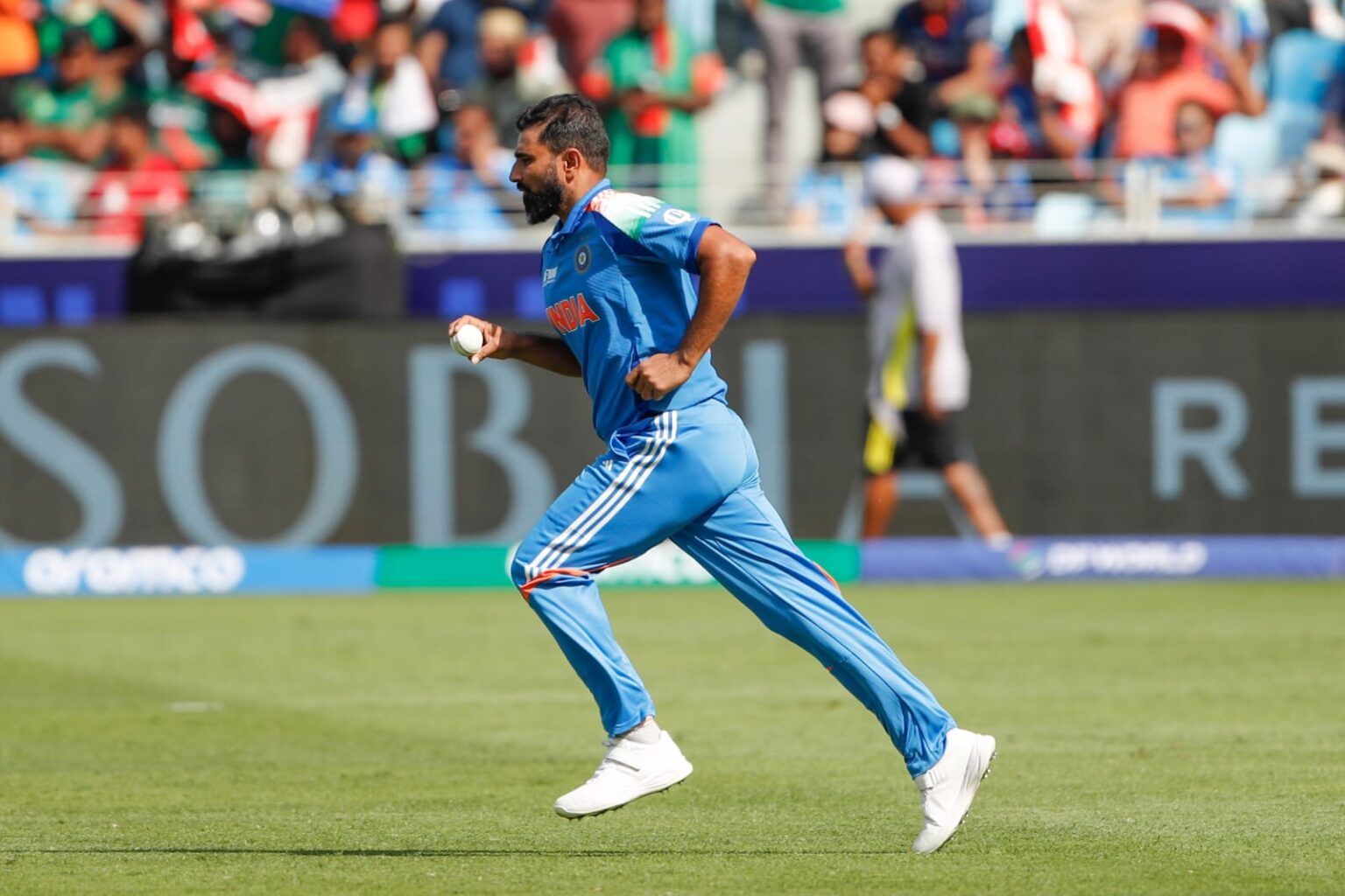 Mohammed Shami’s blue-jersey dreams keep driving him forward Mohammed Shami in action against Bangladesh for team India in Dubai in the ICC Champions Trophy