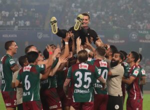 Mohun Bagan after winning the ISL Shield for the second time