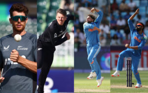 New Zealand and team India spinners in the ICC Champions Trophy 2025