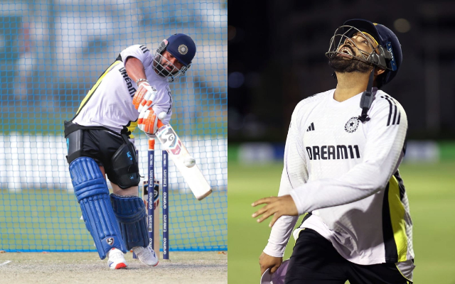 Pant, Rohit and Kohli – an India nets diary Rishabh Pant and Rohit Sharma at the nets for team India in the ICC Champions Trophy 2025