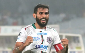 Subhasish Bose during Mohun Bagan vs Mohammedan SC