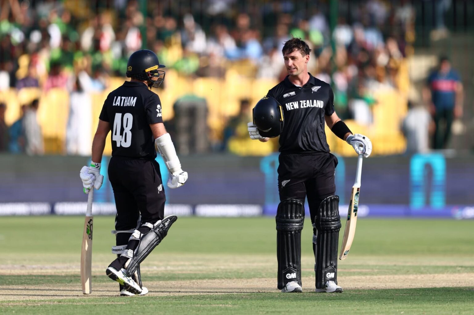 Young and Latham tons help New Zealand thrash Pakistan in opening game Tom Latham and Will Young for New Zealand vs Pakistan in the ICC Champions Trophy 2025
