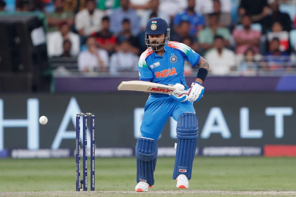 Virat Kohli vs Leg Spin: Decoding Kohli’s Battle Against Leg-Spin in White-Ball Cricket Virat Kohli against Bangladesh in the ICC Champions Trophy 2025 in Dubai