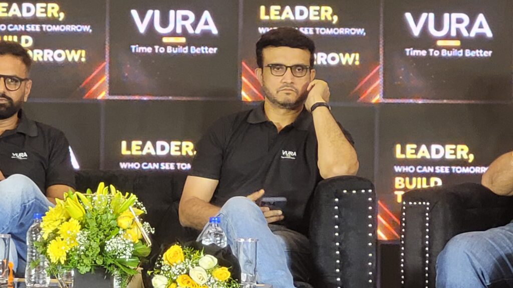 Former Indian Captain Sourav Ganguly at an event in Kolkata