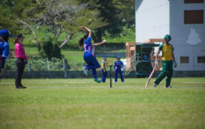 Ahilya Chandel in action for Japan