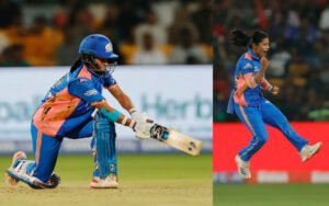 Amanjot Kaur for MI in the WPL 2025