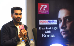 Boria Majumdar with Venkatesh Iyer for the Backstage with Boria 