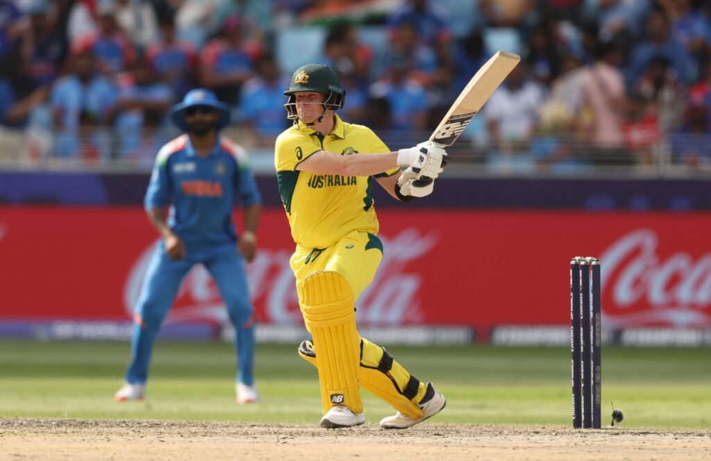 Steve Smith scores crucial 73 off 96 against India