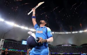 KL Rahul after winning the Champions Trophy 2025 final