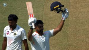 Karun Nair for Vidarbha vs Kerala in the Ranji Trophy final