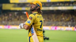 MS Dhoni in the IPL 2024 for CSK