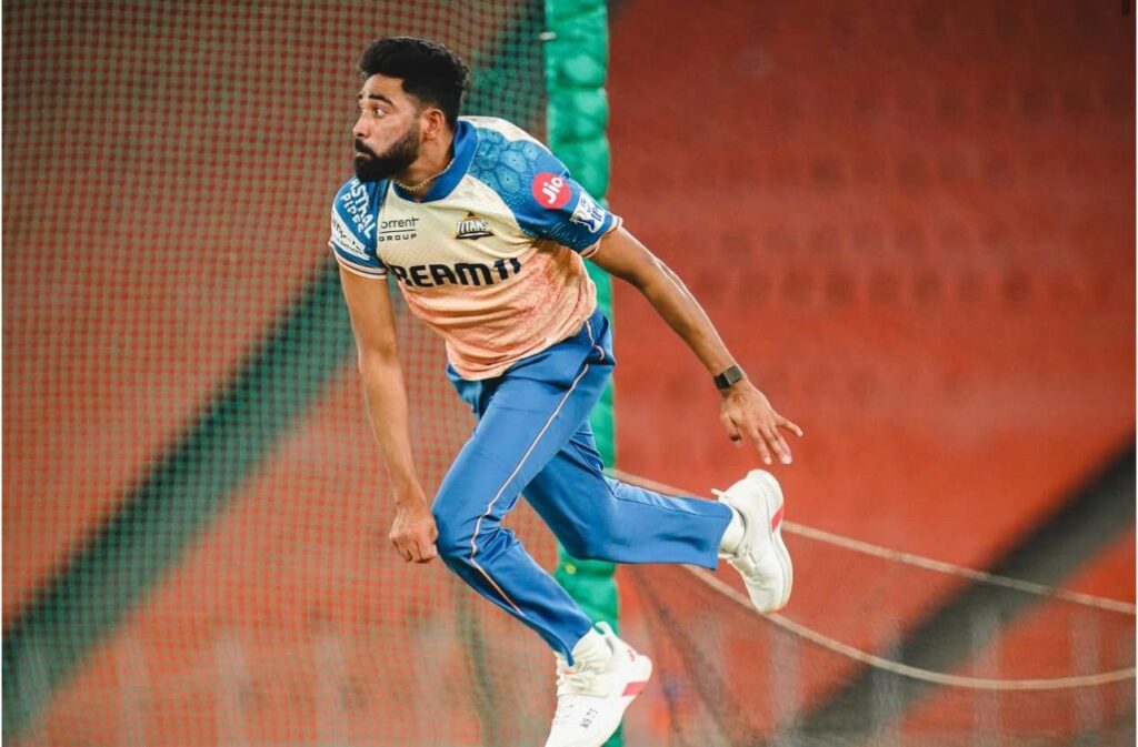 Home comfort for Siraj under Nehra (and Arun)? Mohammed Siraj in the practice session