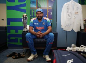 Rohit Sharma after winning the Champions Trophy 2025