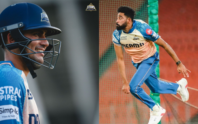 “He is a bowler’s captain” – Mohammed Siraj on Shubman Gill Shubman Gill and Mohammed Siraj in practice for GT
