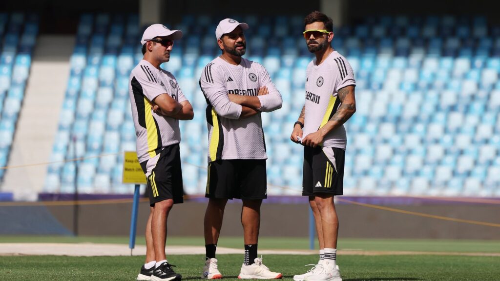 India’s Batting Lineup is a Masterpiece in Motion Team India in practice session ahead of the ICC Champions Trophy Final 2025 vs New Zealand