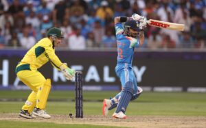 Virat Kohli in action vs Australia